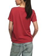 Lucky Brand Womens Coca Cola Santa Tree Graphic Retro T-Shirt