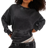 Free People Womens Slow It Down Pullover Sweatshirt