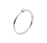 Kate Spade Sailor's Knot Hinge Bangle Bracelet - Silver