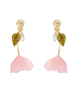 COACH Resin Floral Chandelier Drop Earrings