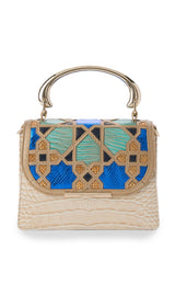 BRAHMIN Small Hallie Satchel Handbag