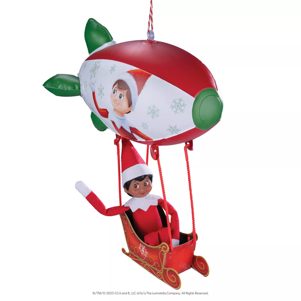 The Elf on the Shelf Polar Props Peppermint Blimp Ride Special Edition
