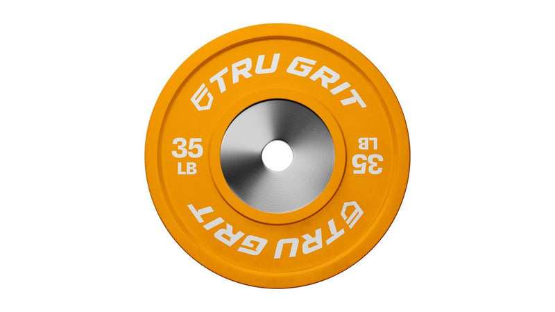TRU GRIT Competition Series Bumper Plates 35 lbs. Pair