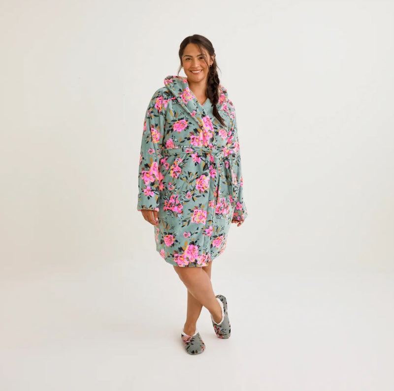 Vera Bradley Womens Plush Fleece Robe - Size Size/Medium