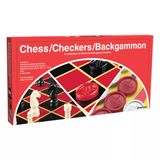 Pressman Chess/Checkers/Backgammon Board Game