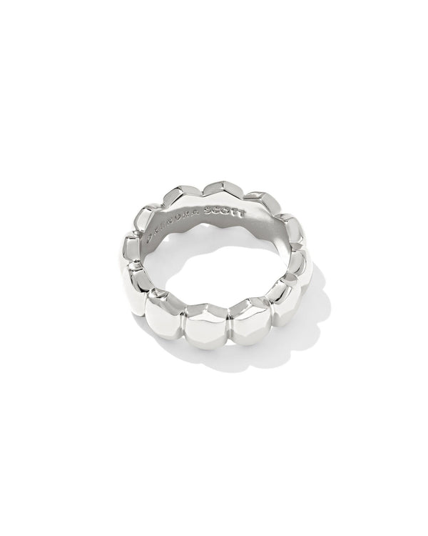 Kendra Scott Kaitlin Silver Band Ring - Size 8