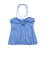 American Eagle Womens AE Soft & Sexy Halter Cinch Babydoll Top