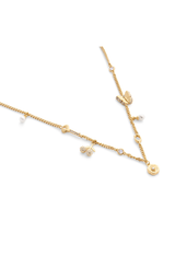 Coach Pavé Icons Charm Necklace