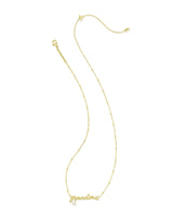 Kendra Scott Grandma Crystal Short Pendant Necklace - Gold-Plated