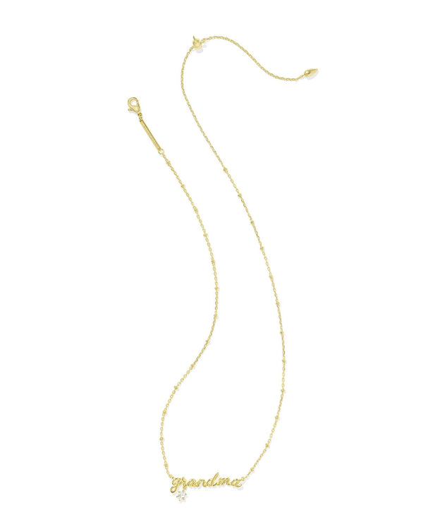 Kendra Scott Grandma Crystal Short Pendant Necklace - Gold-Plated