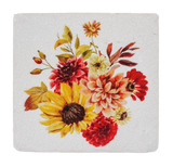 Ganz Fall Floral Coaster - 4 Piece Set