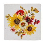 Ganz Fall Floral Coaster - 4 Piece Set