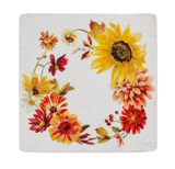 Ganz Fall Floral Coaster - 4 Piece Set
