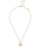 COACH Signature C Lucite Pendant Necklace