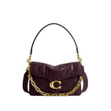 Coach Quilted Chain Tabby Shoulder Handbag