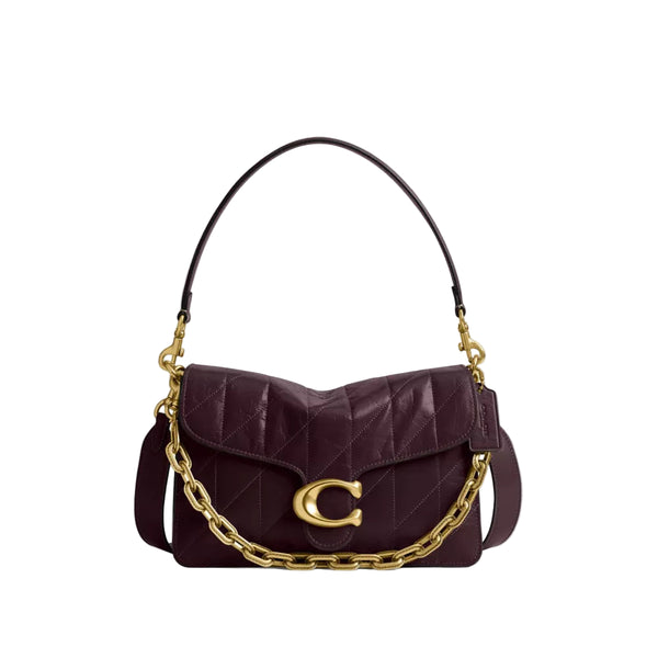 Coach Quilted Chain Tabby Shoulder Handbag
