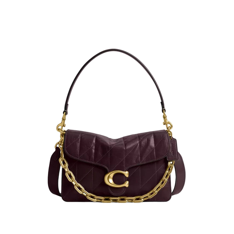 Coach Quilted Chain Tabby Shoulder Handbag