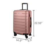 Ricardo Beverly Hills Cambria Hardside Carry-On Expandable Spinner