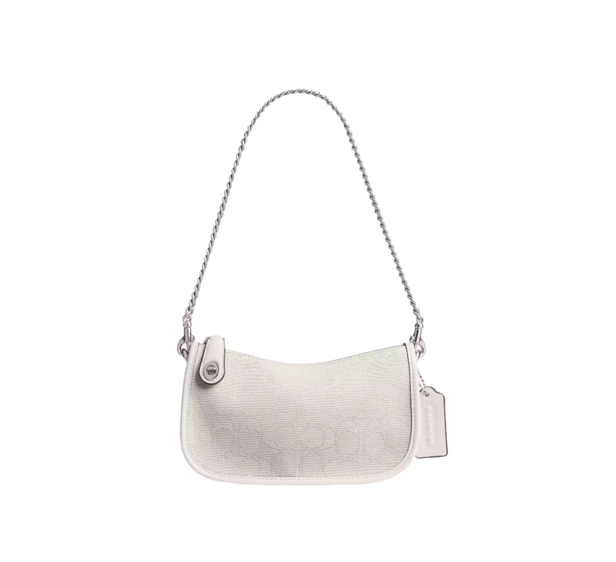 Coach Signature Jacquard Swinger 20 Handbag