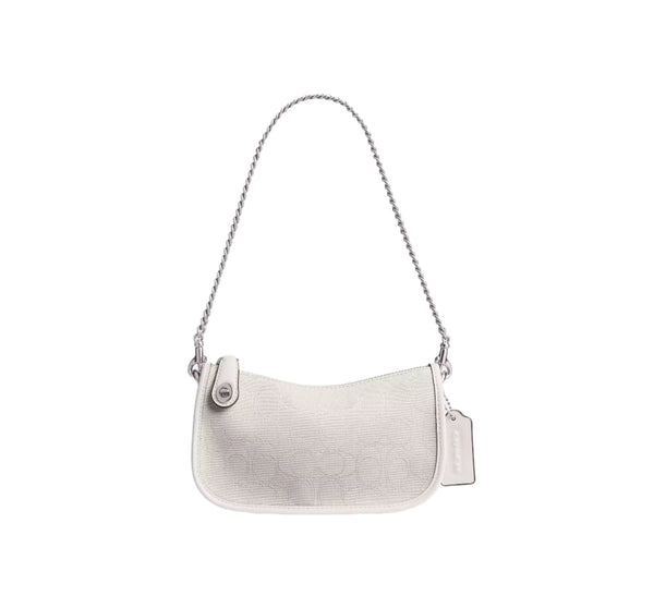 Coach Signature Jacquard Swinger 20 Handbag