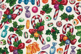 Hester & Cook Candy Cane Shoppe Placemat