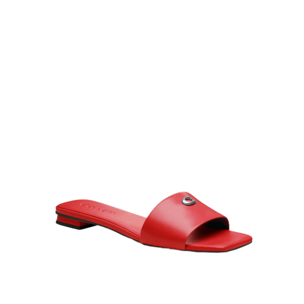 Coach Womens Sculpted C Flat Sandals