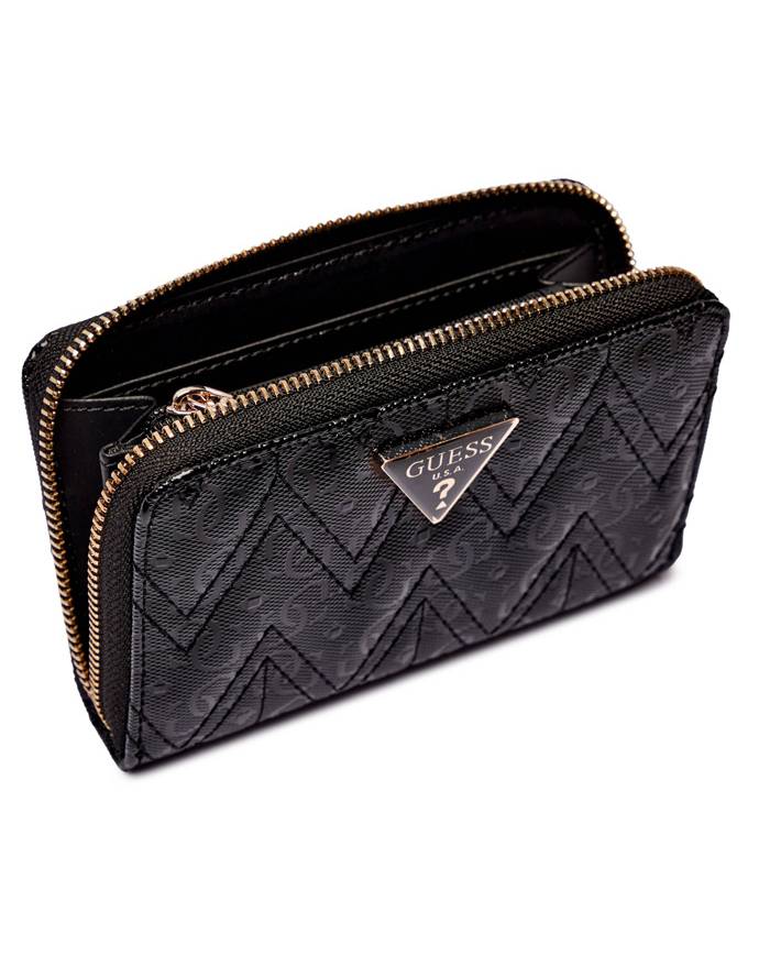 GUESS Womens Adelard Medium Zip-Around Wallet