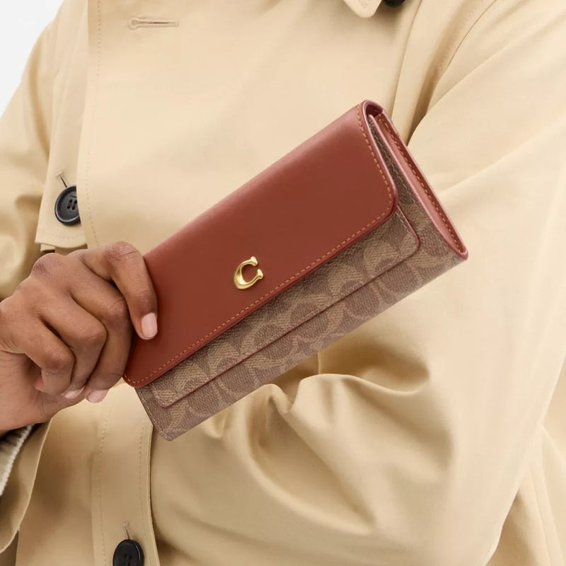 Coach Mila Long Flap Wallet