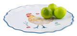 Ganz Watercolor Chicken Plate Set - 4-Piece