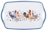 Ganz Watercolor Chicken Serving Tray