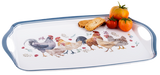 Ganz Watercolor Chicken Serving Tray