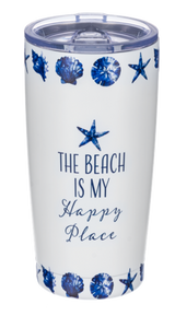 Ganz 20 oz. The Beach Is My Happy Place Tumbler