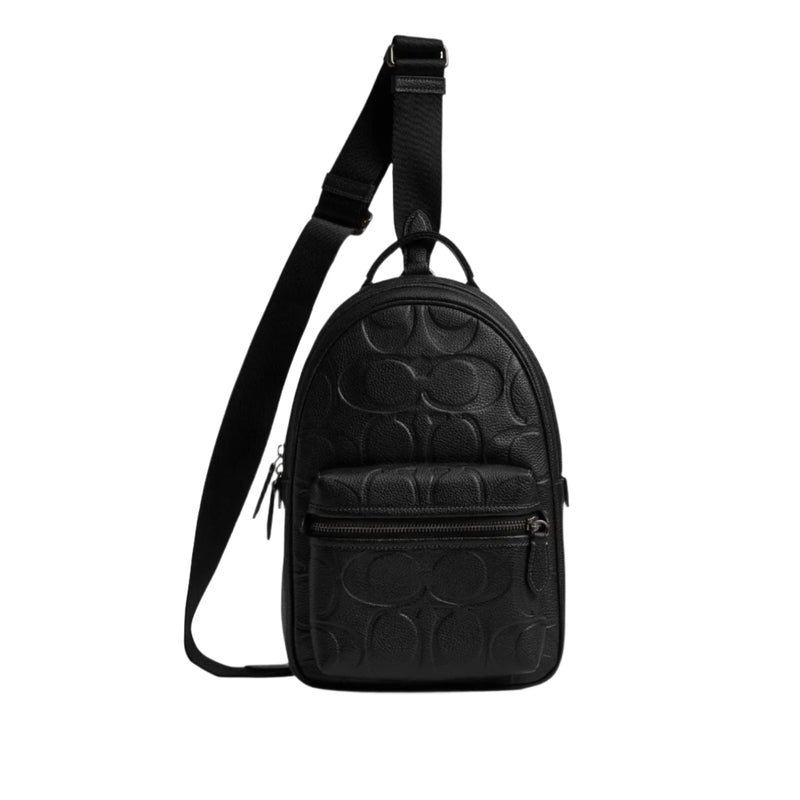 Coach Maxi Signature Leather Charter Pack