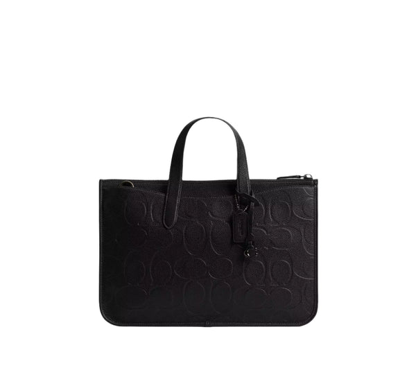 Coach Maxi Signature Leather Issac Workbag