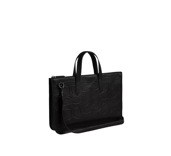 Coach Maxi Signature Leather Issac Workbag