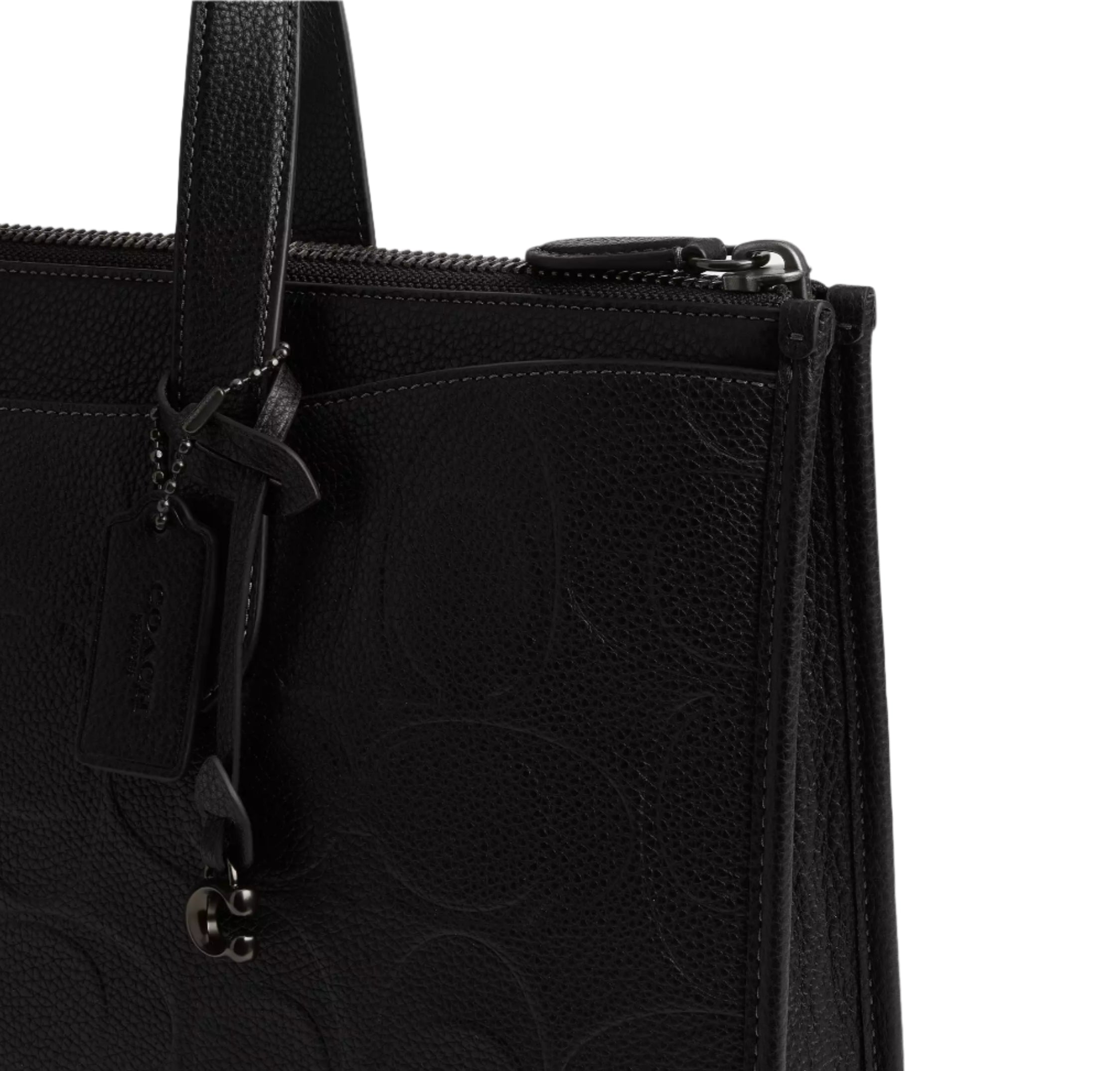 Coach Maxi Signature Leather Issac Workbag