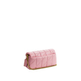 COACH Quilted Leather Tabby 19 Chain Crossbody Handbag