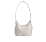 Coach Signature Jacquard Curve Zip Shoulder Handbag