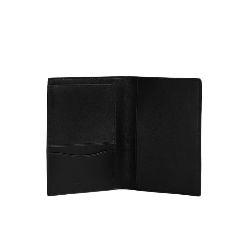 Coach Signature Canvas Passport Case With Patches