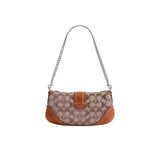 Coach Crystal Signature Jacquard Soho 25 Shoulder Handbag