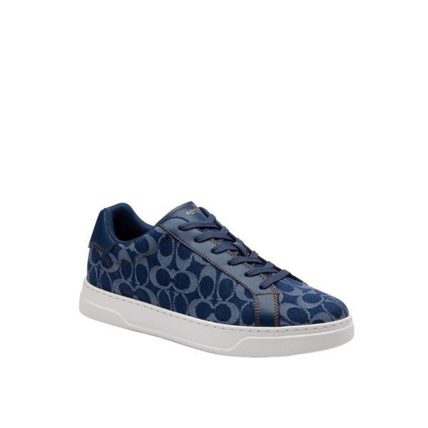 Coach Men's High Line Classic Signature Denim Sneakers