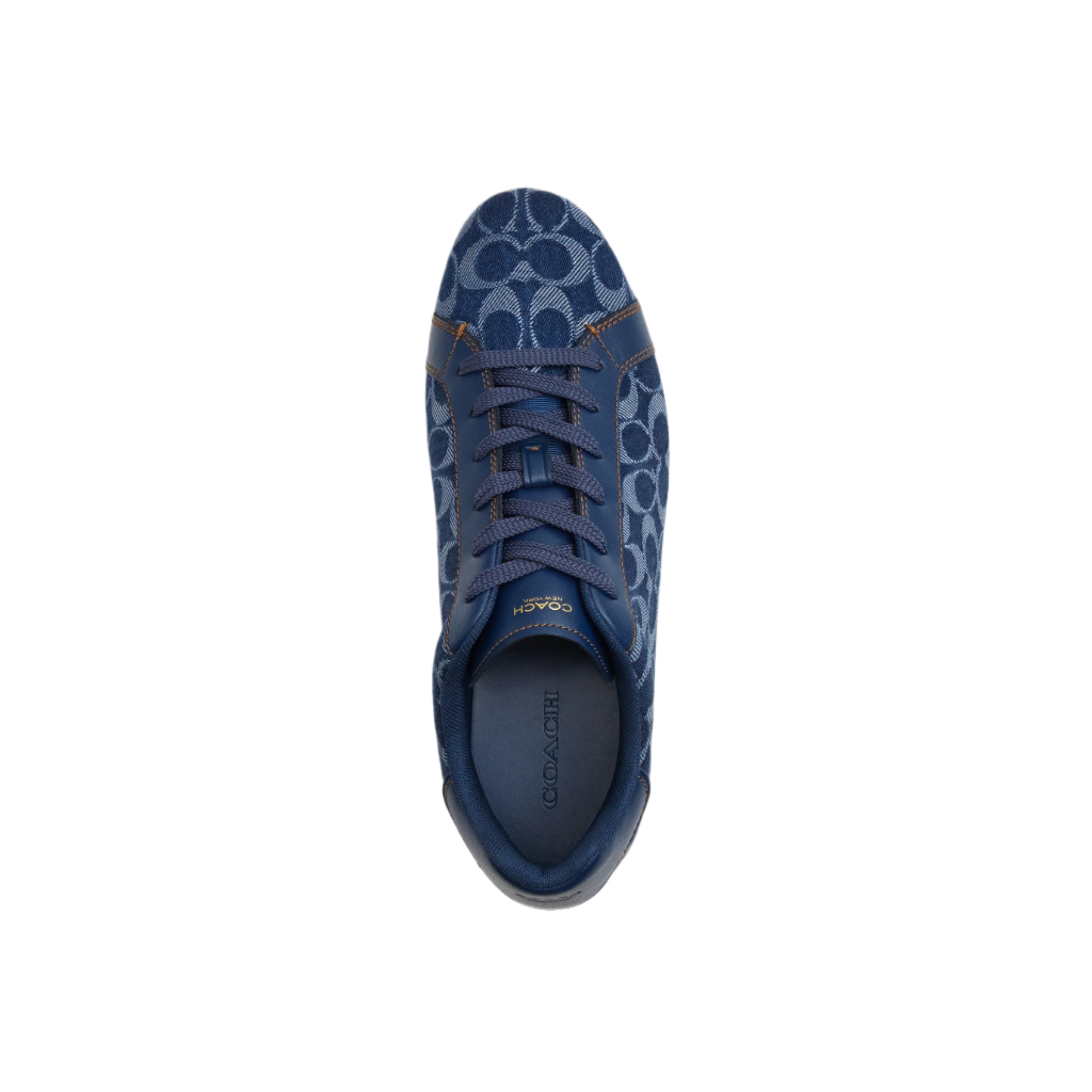 Coach Men's High Line Classic Signature Denim Sneakers