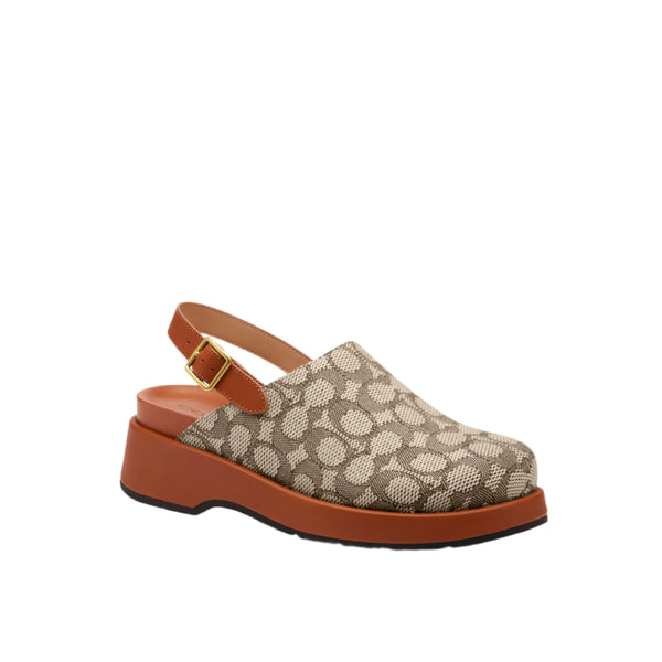 Coach Womens Sculpted C Platform Clogs
