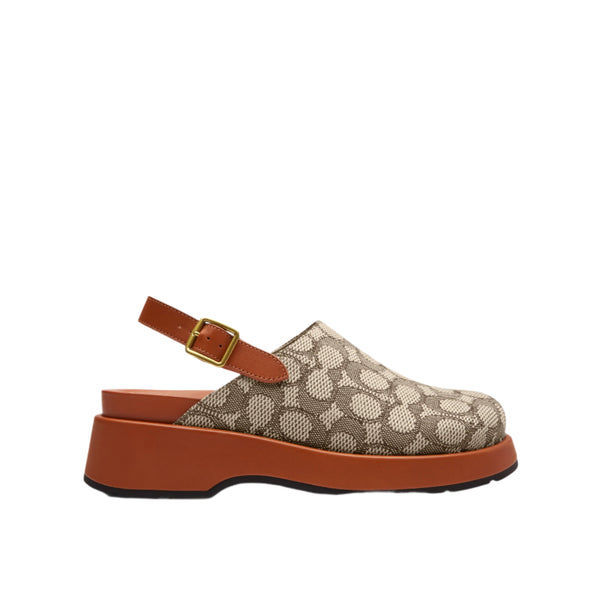 Coach Womens Sculpted C Platform Clogs