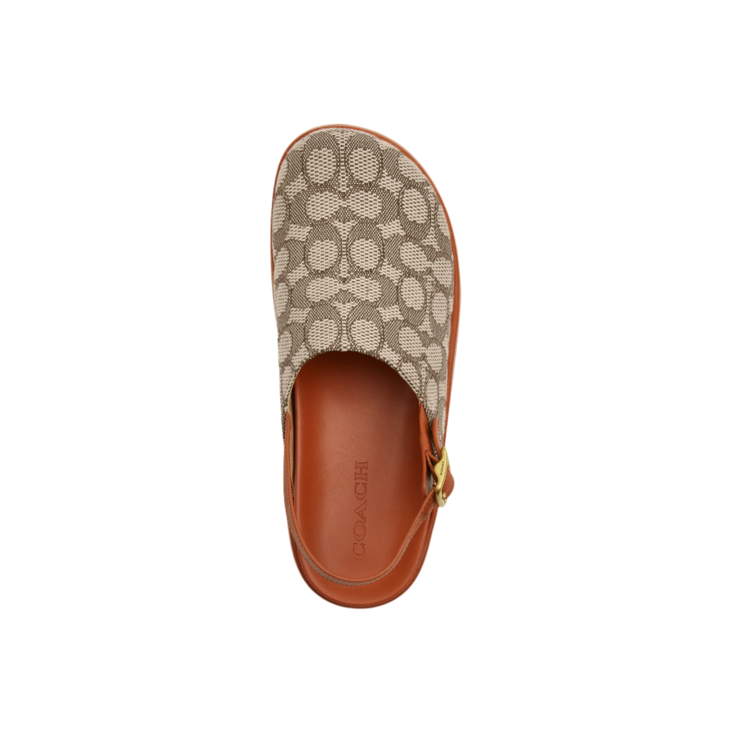 Coach Womens Sculpted C Platform Clogs