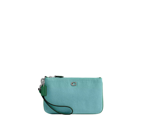 Coach Essential Denim Small Wristlet
