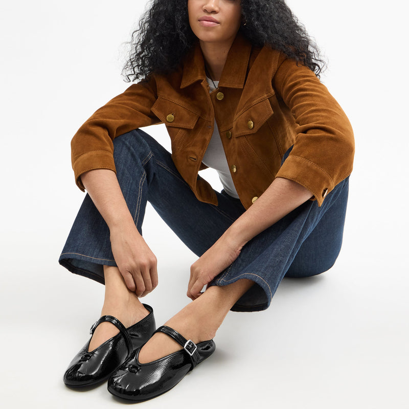★Coach★ Sculpted C Mary Jane CBO90 BLK Coach Womens Sculpted C Soft Mary Jane Flats – ShopCGX