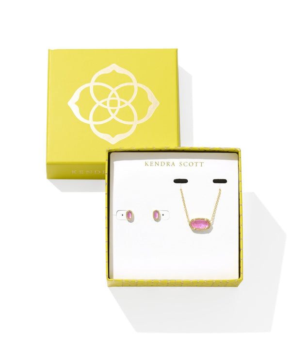 Kendra Scott Elisa & Mini Ellie Azalea Illusion Gold-Plated Gift Set