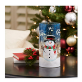 Studio 66 Frosty Snowman LED Vase Lighting Table Decor