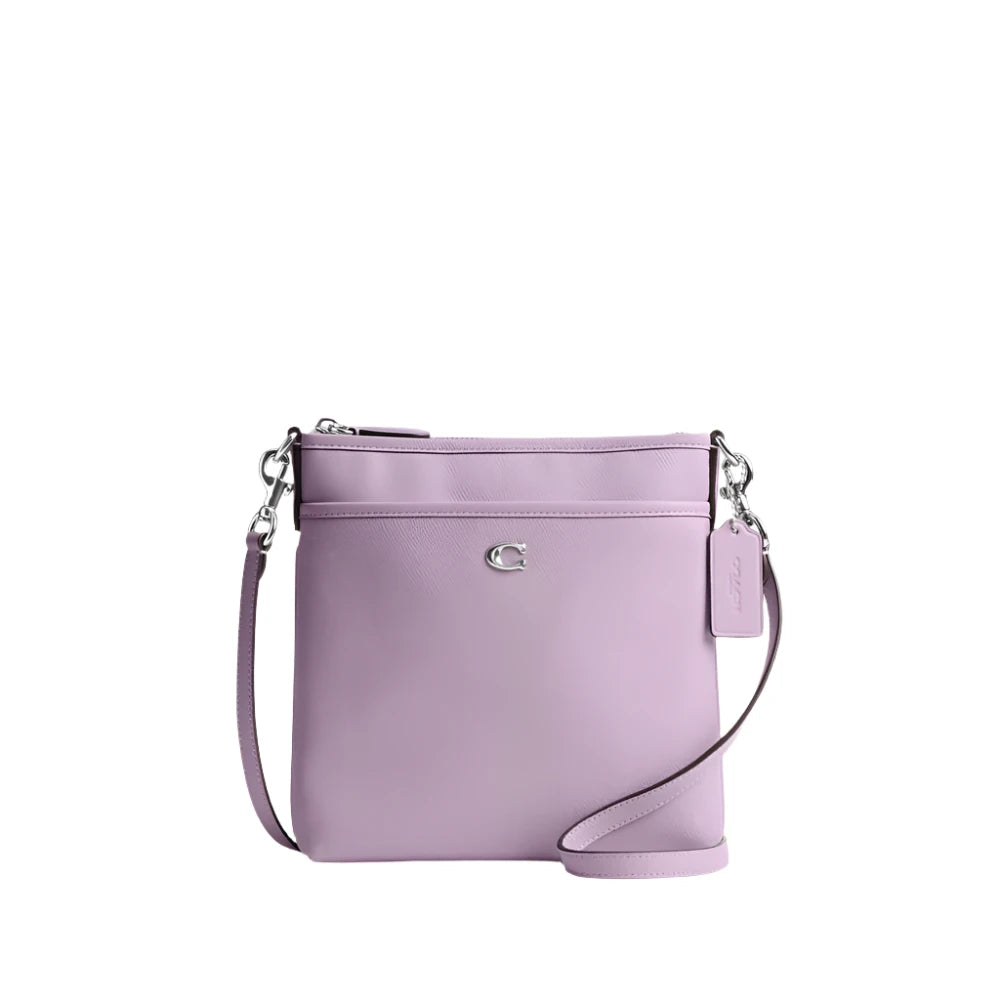 Purple crossbody coach purse sales